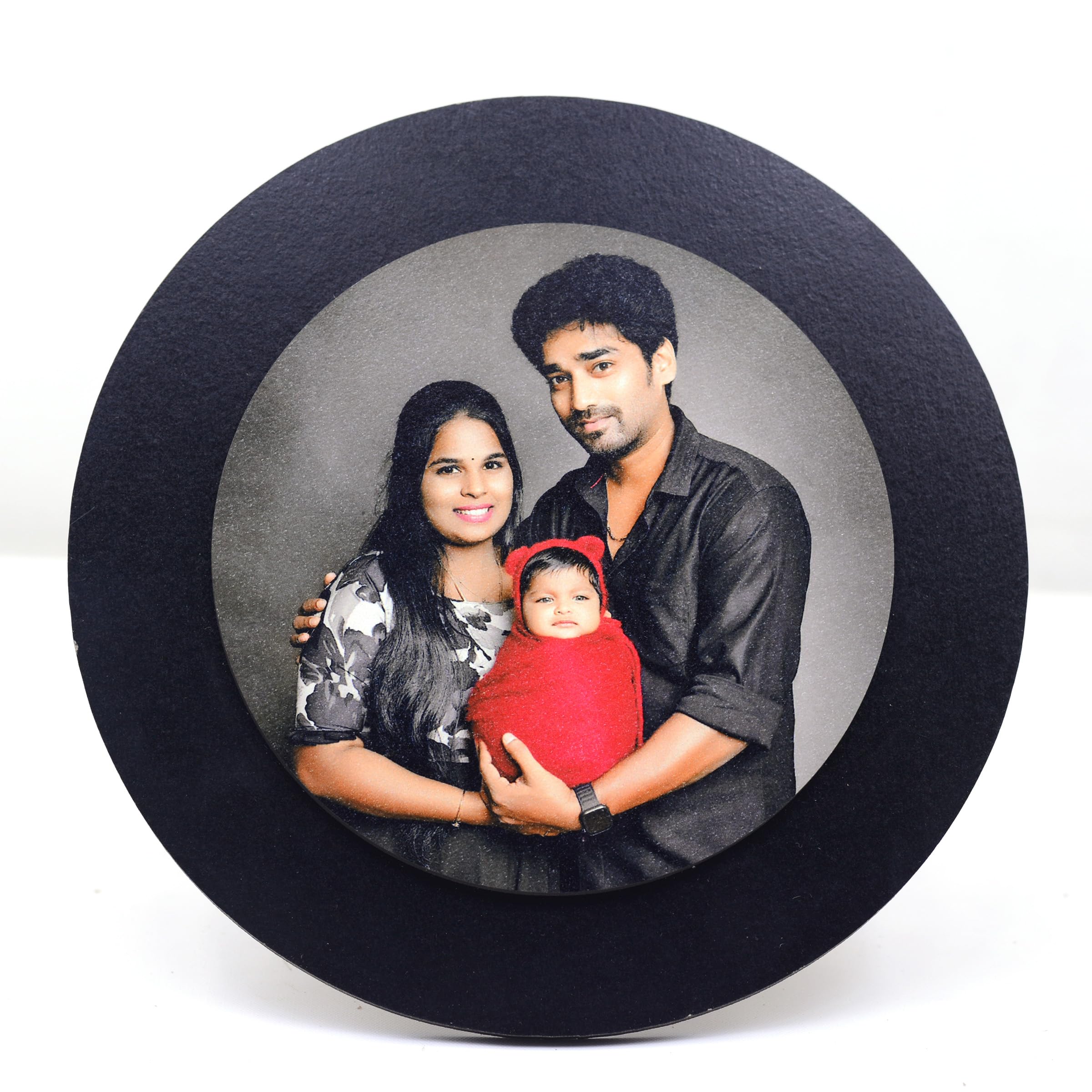 AJANTA ROYAL MINI Table Top Round Photo Frame For Multiple Occasions like Anniversaries, Wedding, Valentines Day or Birthday (BLACK, Without Photo) (B0CHZ7BC5S) Amazon Price History, Amazon Price Tracker