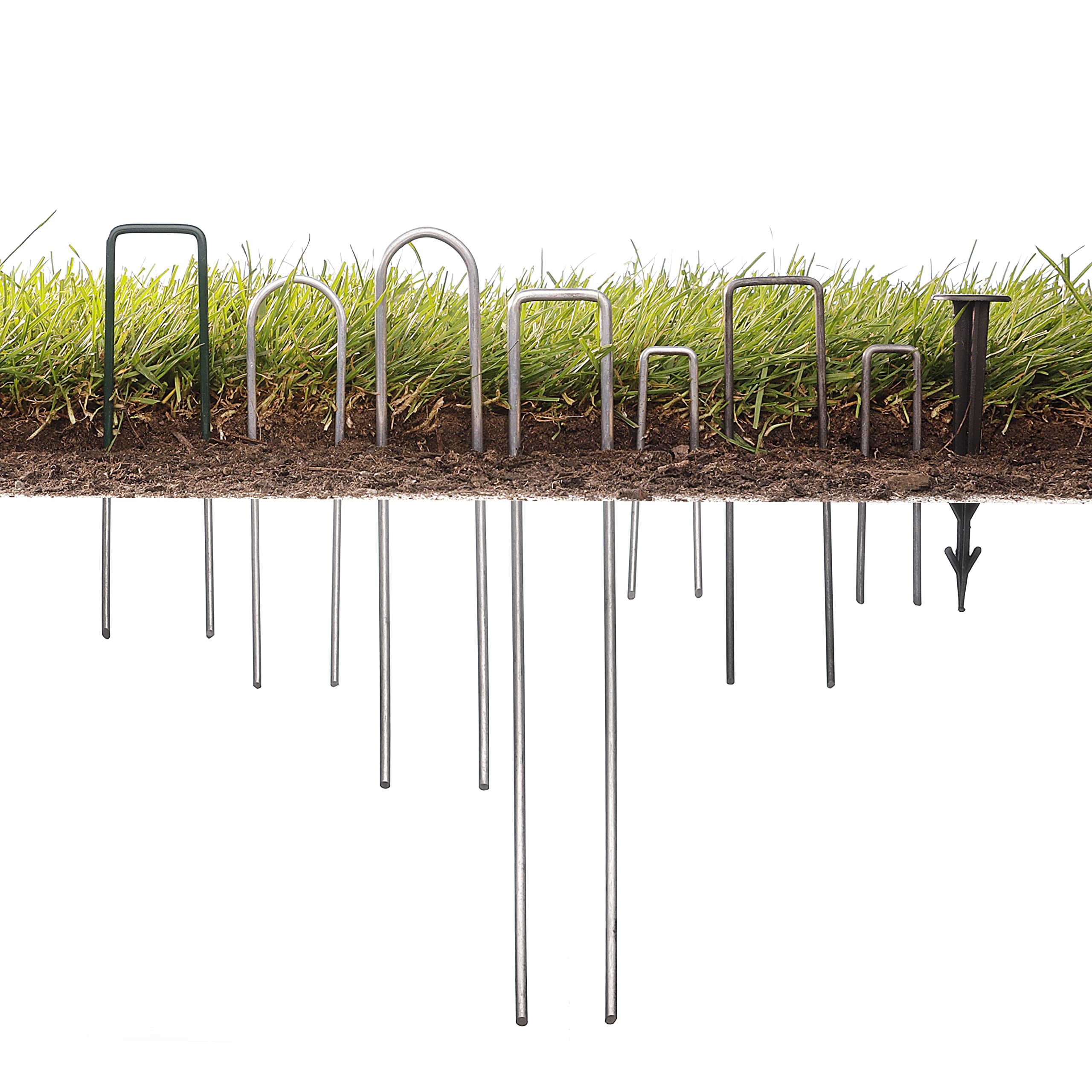 GardenMate Rollo de Malla geotextil prémium de 1 m x 50 m y 150 g/m² – Geotextil extrarresistente para Malas Hierbas – Alta estabilización contra UV – Permeable al Agua – 1 m x 50 m = 50 m²