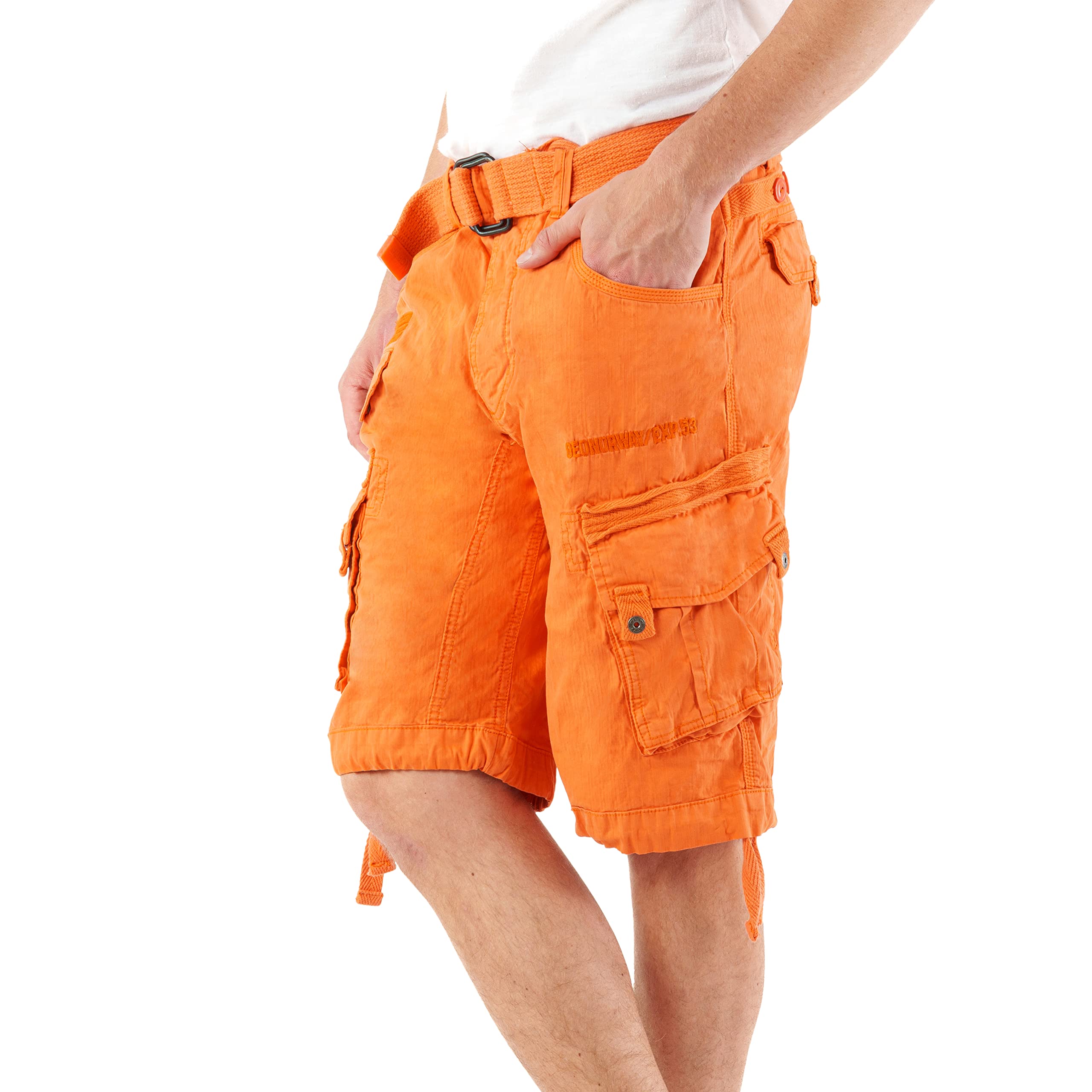 Geographical Norway Panoramique Men - Pantones Cortos De godón para Hombres - Pantones Cortos Deportivos para Hombres - Rego IDE para Hombres Primavera Verano