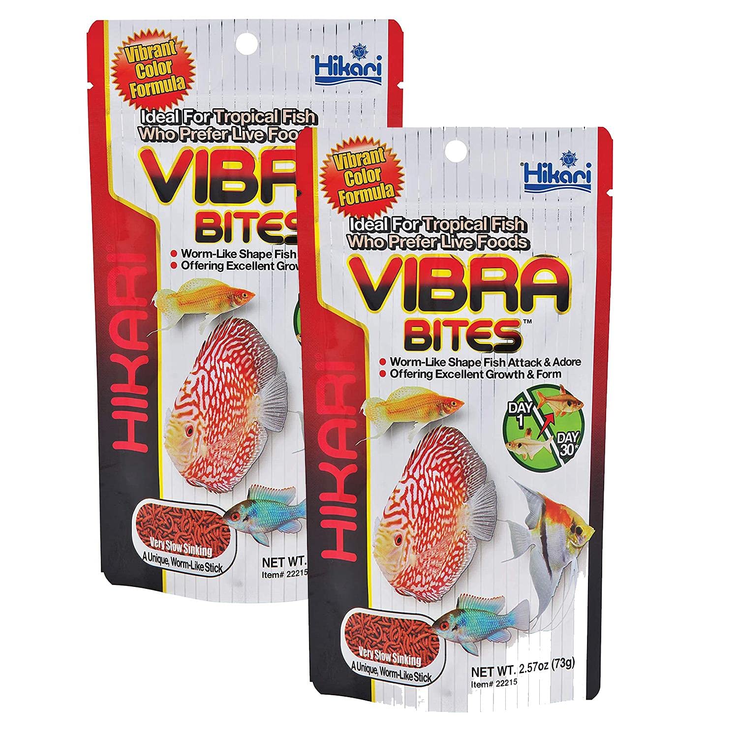 Hikari Vibra Bites Tropical Fish Food - 73g 2 PACK