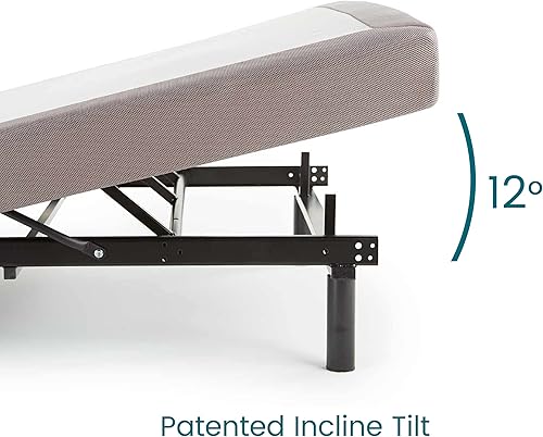 Miniatura 2 de iTilt - Tumbona cómoda de terapia inclinada, base Adj, para apnea del sueño y ERGE, tamaño King dividido