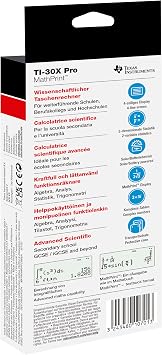 Texas Instruments 30xpromp/tbl/2e5 scientific calculator
