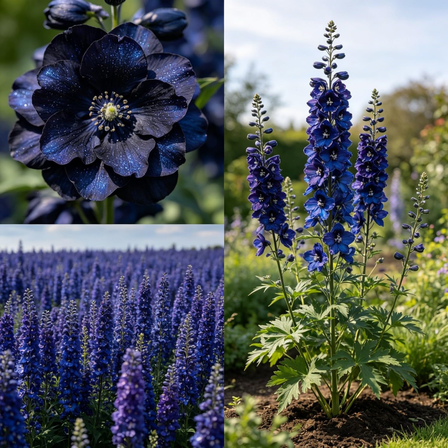 Delphinium（Larkspur） Seeds –Hardy,Perennial,Vibrant Floral Display Garden