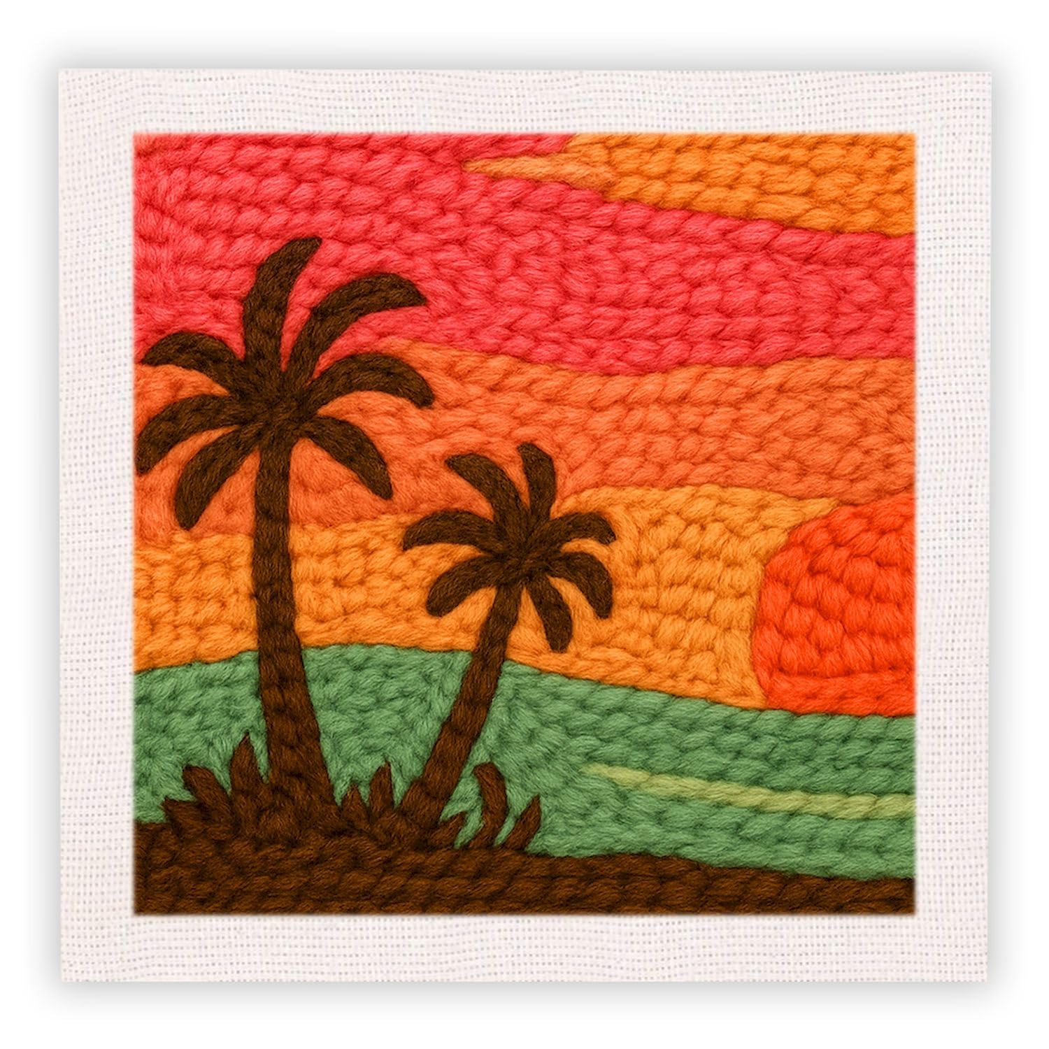 Punch Needle Embroidery Kit - Beginner Friendly! -12