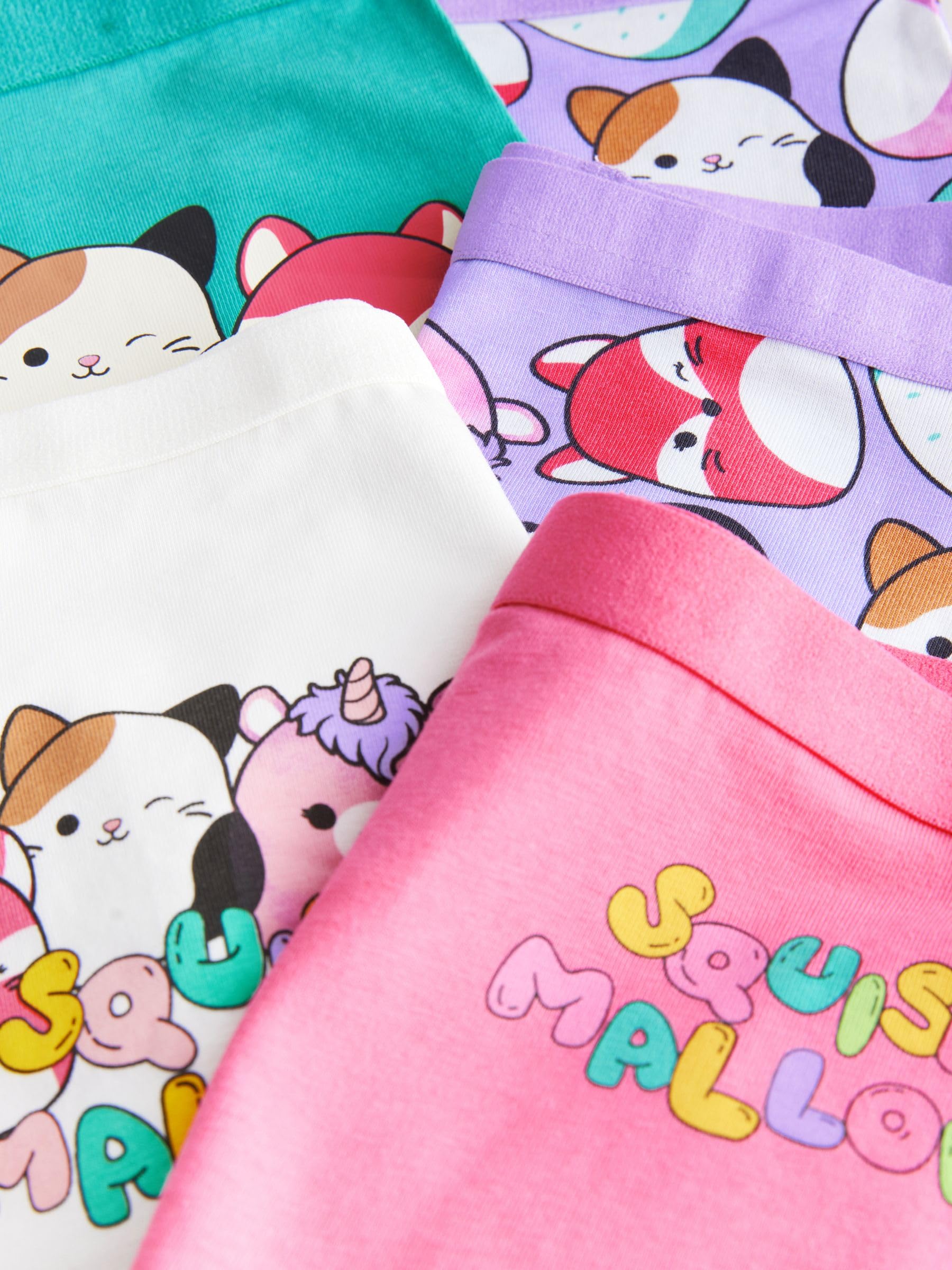 NEXT Fille Shorty Squishmallow, Lot de 5