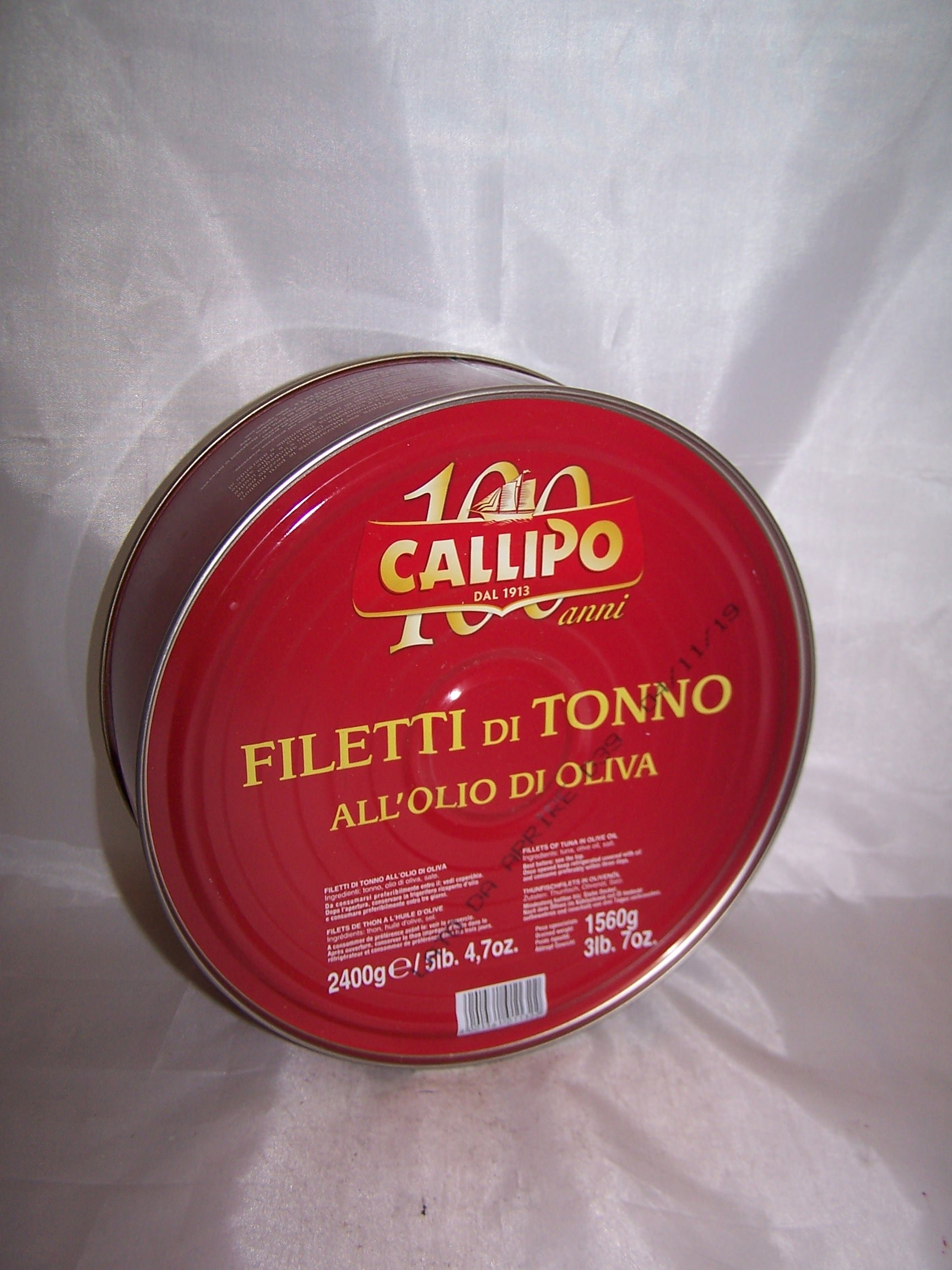 Filetti Di Tonno All'olio Di Oliva Callipo 2400 G