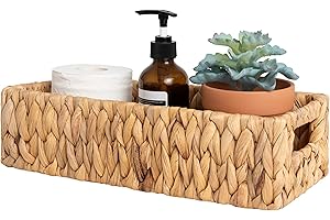 StorageWorks Basket for Toilet Paper, Wicker Baskets for Storage with Built-in Handles