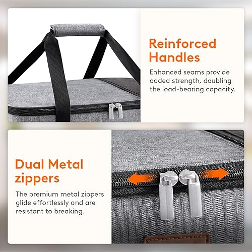 Miniatura 6 de Lifewit Cazuela aislada para alimentos calientes o fríos, funda de transporte para cazuela, soporte para lasaña para fiestas de comida, pícnic,