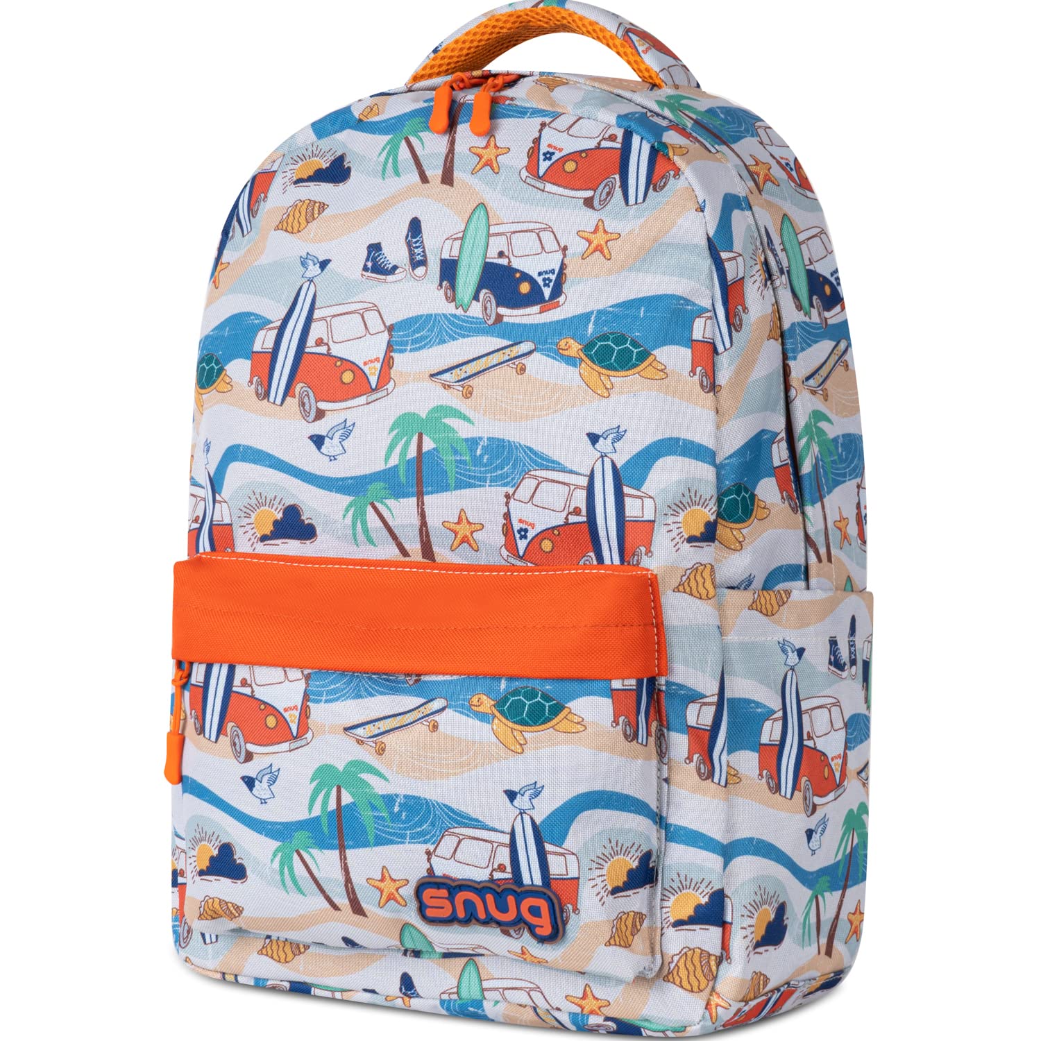 Snug Kids Backpack for School, Sports and Travel Perfect for Ages 4+ (Beach)