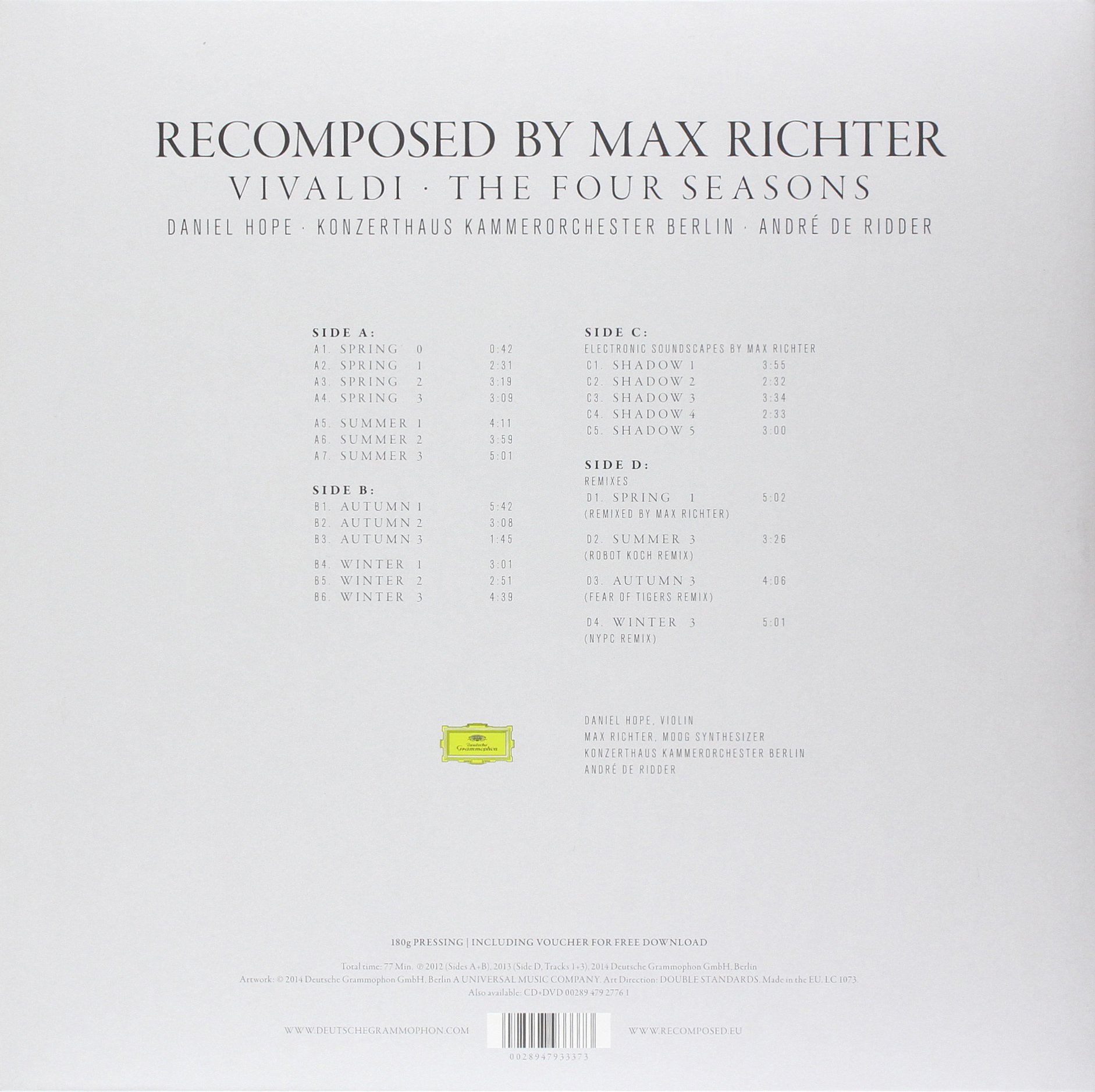 Recomposed By Max Richter: Vivaldi, The Four Seasons