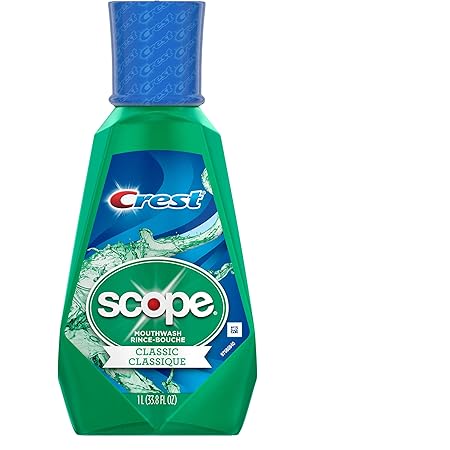 Crest Scope Classic Mouthwash, Original Formula, 1 L