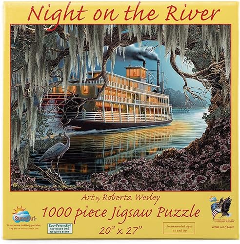 Rompecabezas de 1000 piezas Night On The River