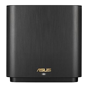 ASUS ZenWiFi XT9 AX7800 Tri-Band WiFi6 Mesh WiFiSystem (1Pack), 802.11ax, up to 2850 sq ft & 4+ Rooms, AiMesh, Lifetime Free Internet Security, Parental Controls, 2.5G WAN Port, UNII 4, Charcoal