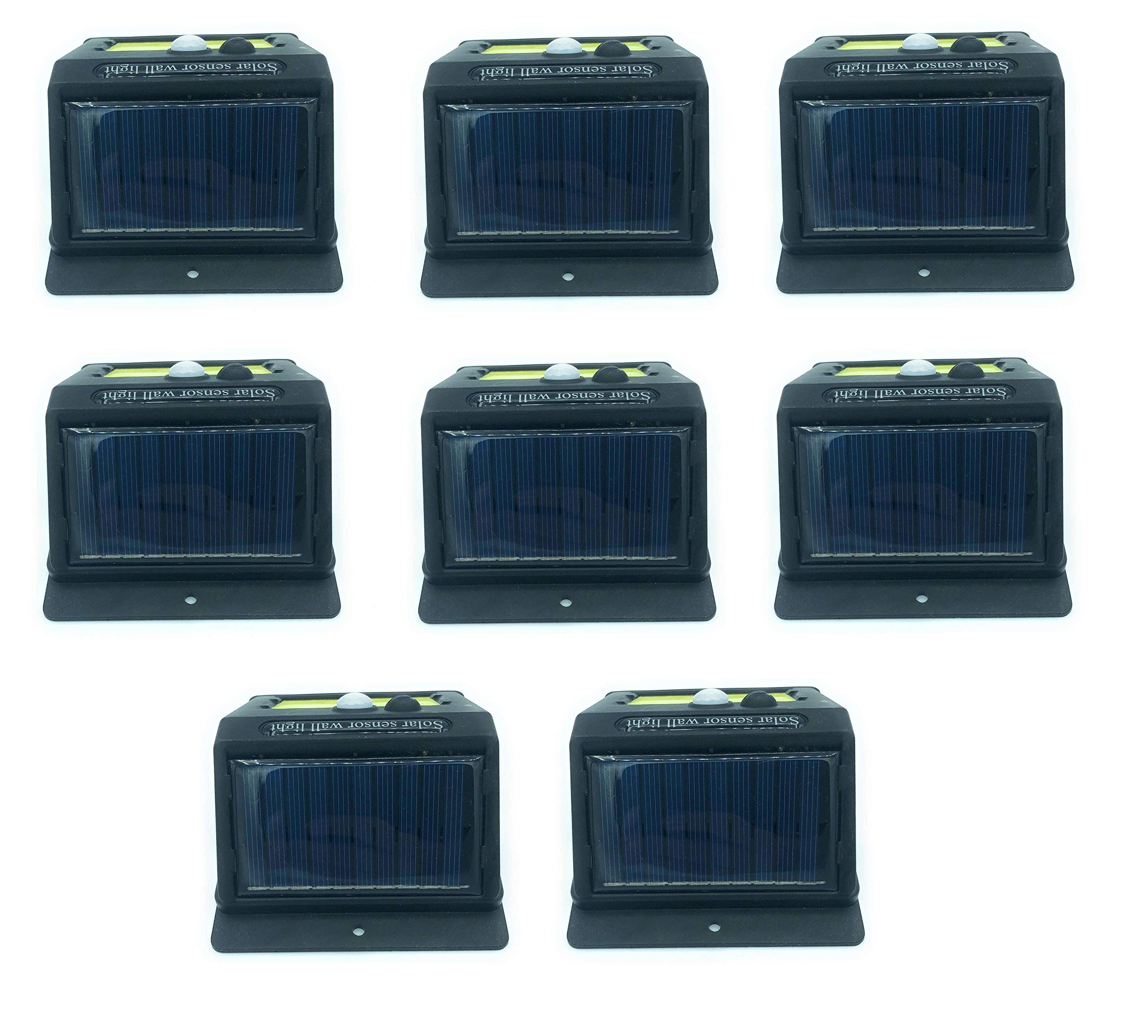 tempo di saldi Otto Faretti Da Esterno Ad Energia Solare Con 48 Led E Sensore Crepuscolare