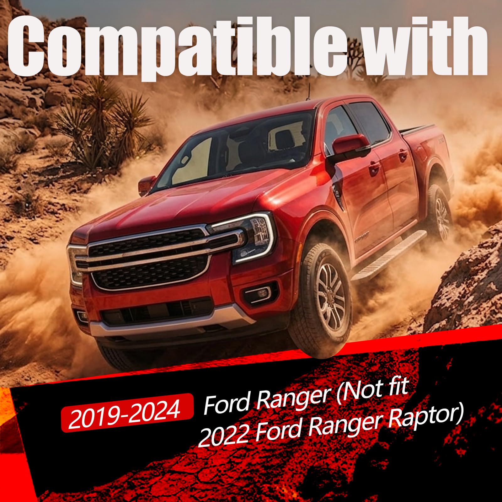 Amortisseur D'Aide à L'Ouverture Hayon Pour Ford Ranger 2019 Et + - Réf. 43206 Argenté