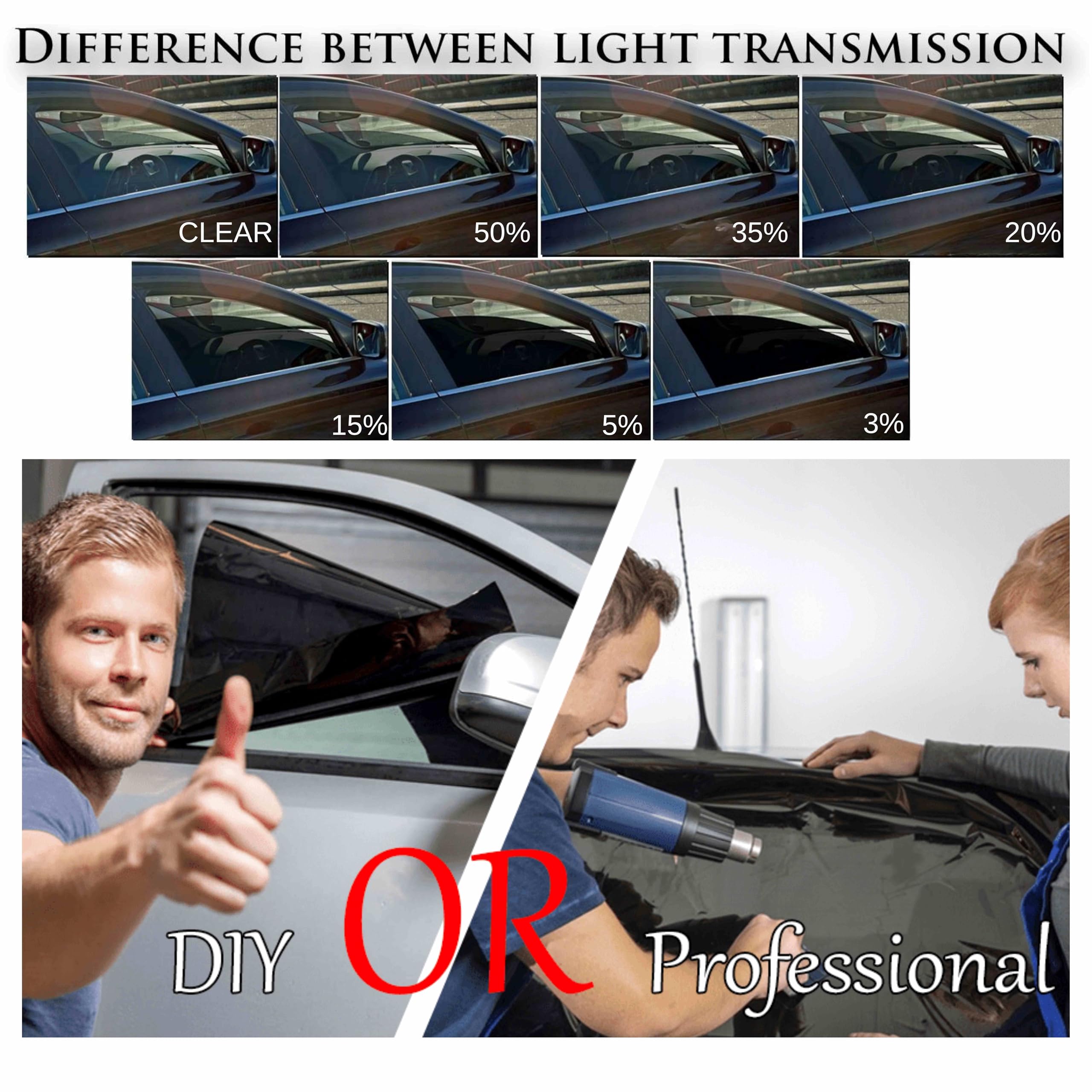 Amazon.com: Precut Tint Kit Nano Carbon Film for Ford F-150 Crew 