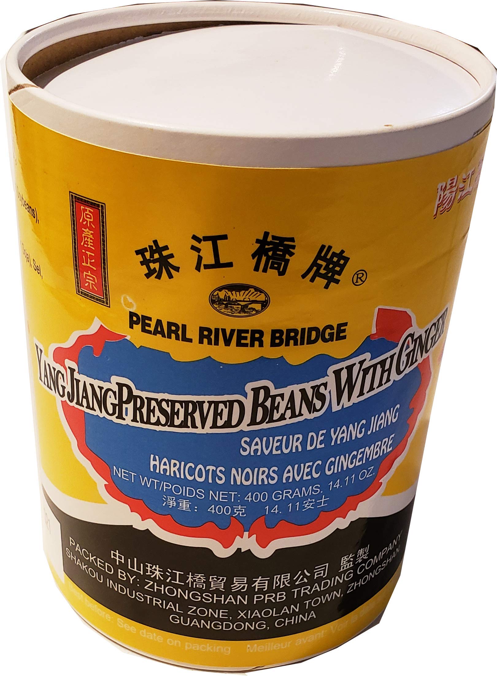 Yang Jiang Preserved Black Beans with Ginger 400 Grams : Amazon.ca