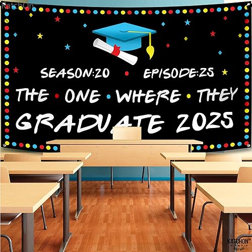 Miniatura 6 de XtraL, pancarta de felicitación de graduación - 72 x 44 pulgadas, We are So Proud of You Graduation Banner 2023  Fondo de graduación 2023