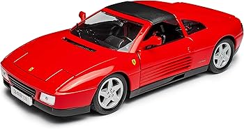 Bburago Ferrari 348 TS Targa Coupe Rot 1989-1995 1/18 Modell Auto