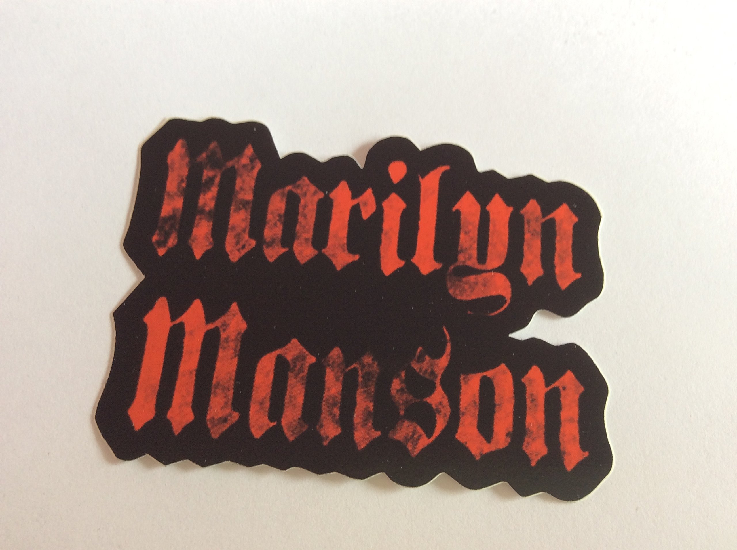 Pyramid Marilyn Manson vinyl sticker