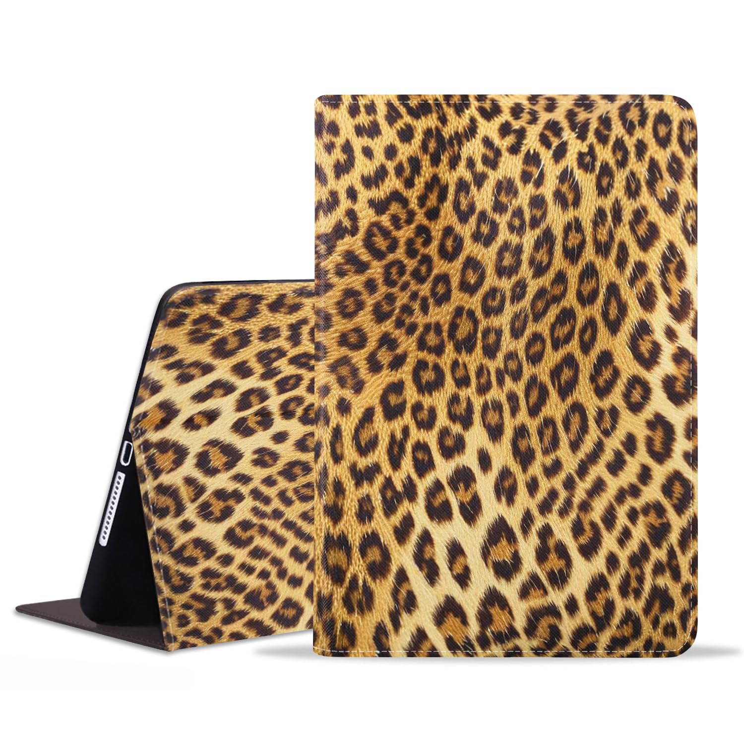 POIUYTREW Case for iPad Air 13 Inch (M2) 2024/iPad Pro 12.9 Inch 6th/5th/4th/3rd Gen 2022/2021/2020/2018, PU Leather Folio Case Smart Cover with Stand