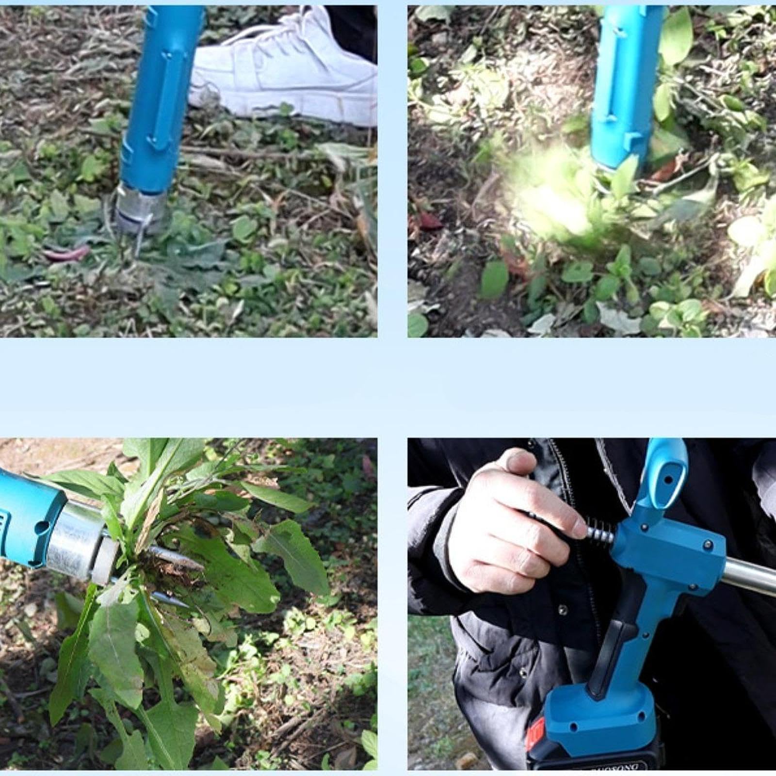 Elektrischer Stand Unkrautstecher, Werkzeuggreifer für Den Außenbereich, für Gartenliebhaber, Unkrautstecher für Rasen, Hinterhof, Garten, Bauernhof