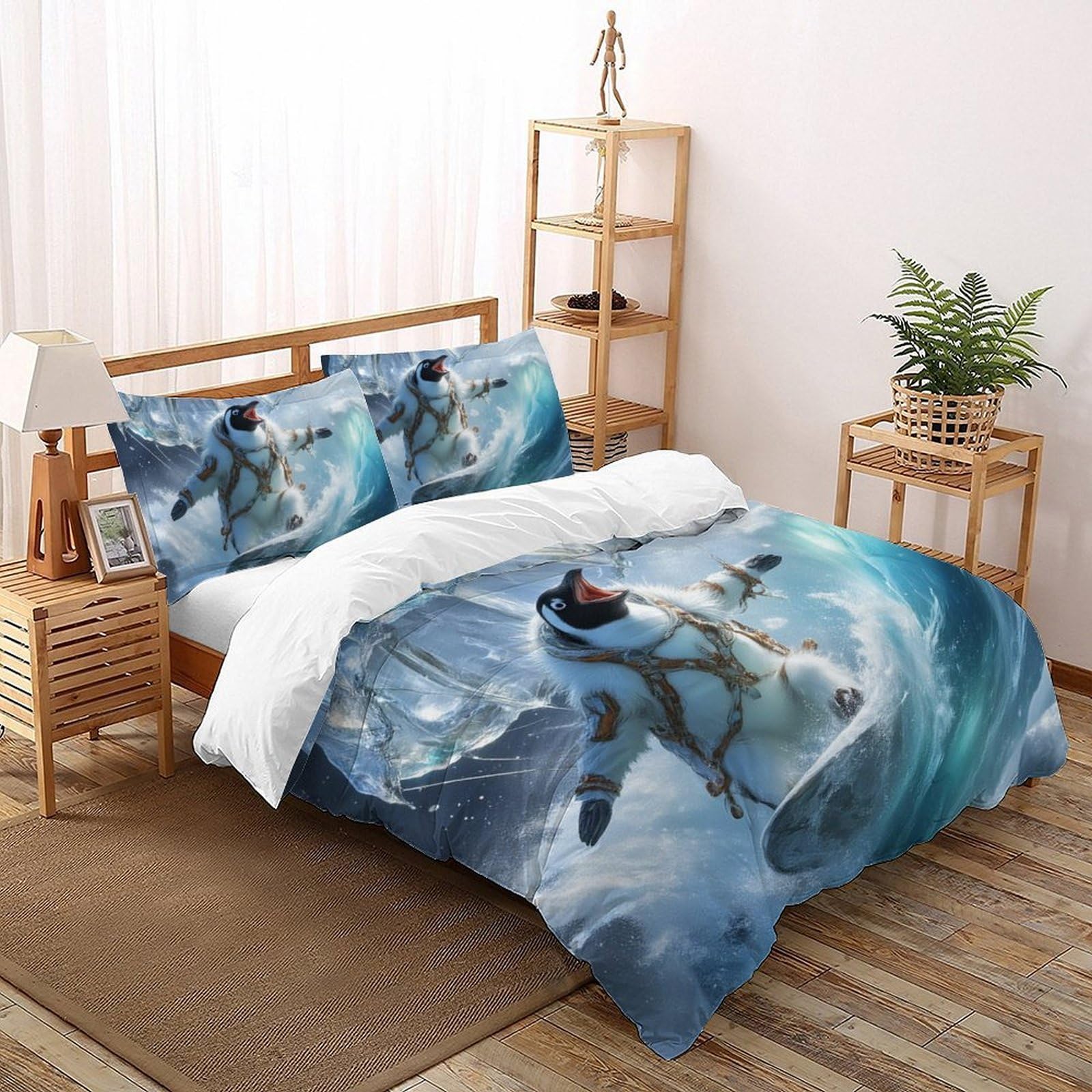 Housse de couette fermeture éclair 220x240 pour un changement de literie rapide