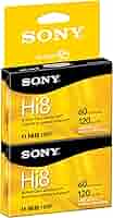 その他 SONY 2P6-120MPD Sony P6120HMPR Hi8, Digital8, 8mm Camcorder Videocassettes