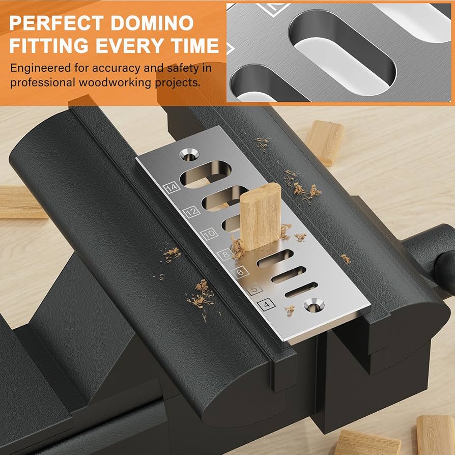 DESIMONE プレート Domino Tenon Trim Plate,Trims Domino 4mm to 14mm Sizes,High