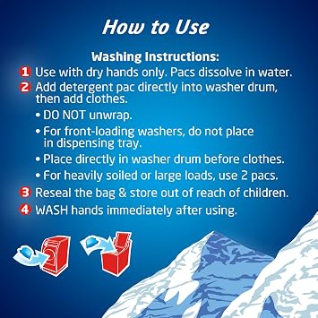 Purex 4-in-1 Laundry Detergent Pacs, Mountain Breeze, 70 Count