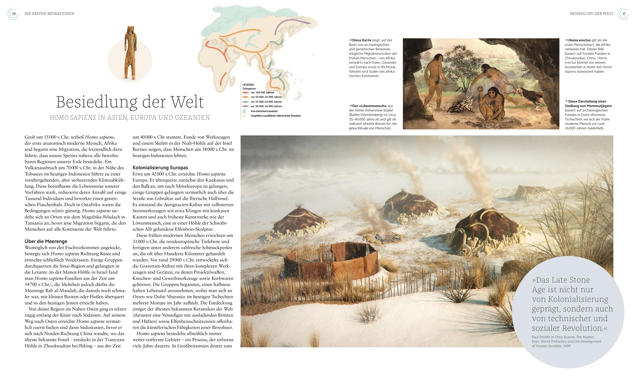 Migration: Von den ersten großen Wanderungen bis zu Flucht und Vertreibung im 21. Jahrhundert. Visuelles Nachschlagewerk mit Karten und Fotografien