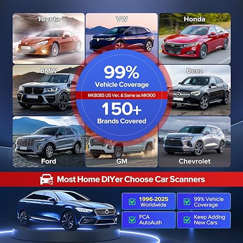 Miniatura 8 de Autel Escáner MaxiCheck MX808S, 2025 US Ver. de MaxiCOM MK808S/MK808Z, bidireccional 11OS como MX900 MK900 MK900 MK900BT, 3000+ prueba activa,