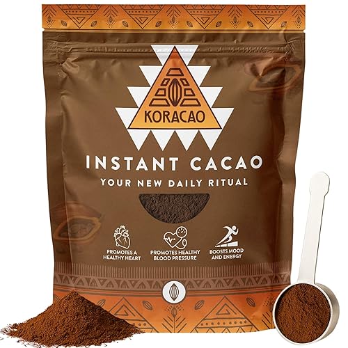 KORACAO Instant Ceremonial Cacao | High Flavanol Cacao - 1000MG