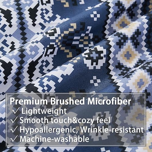 Miniatura 10 de Funda de duvet de microfibra ligera Vaulia diseño Bohemia Exotic Microfibra patrón Pattern 01 Full Queen