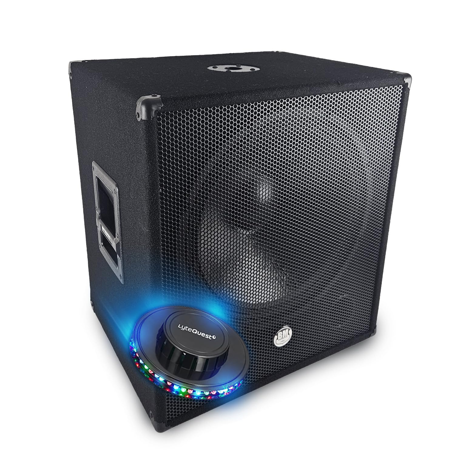 Bmsonic BMS-SUB18-P Caisson de Basse Subwoofer 18" Passif 1000W Max 46cm Speakon Jack 6,3 mm LED