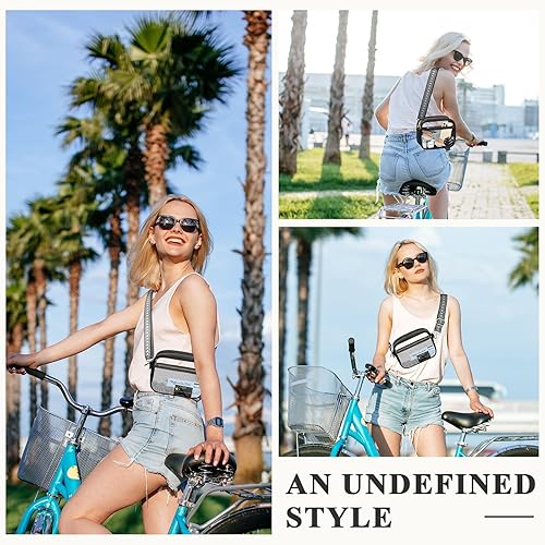 Miniatura 162 de KETIEE Bolso cruzado transparente, aprobado para estadios, para conciertos, eventos deportivos, festivales