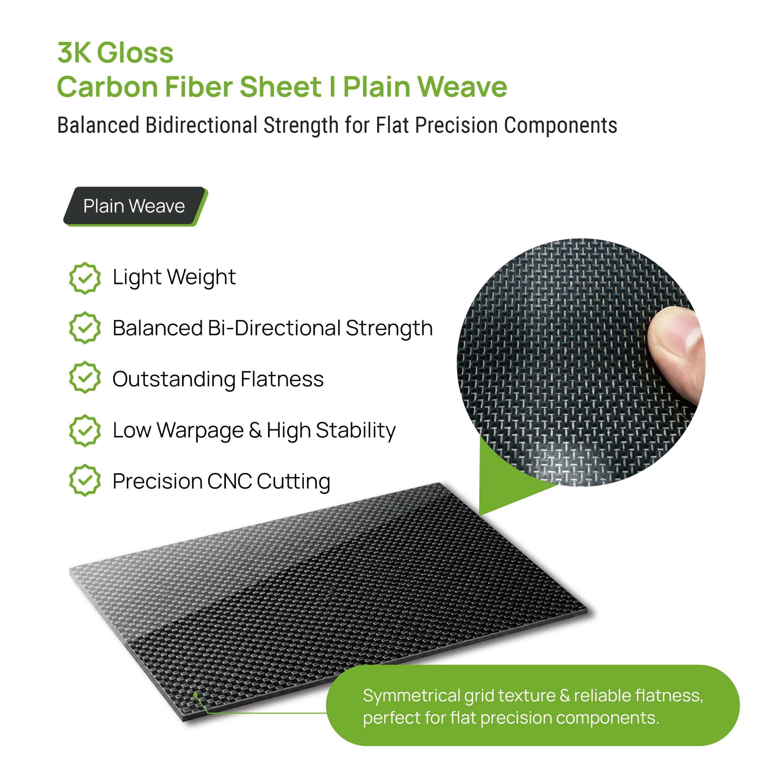 Carbon Fiber Sheets - Lightweight & Strong -4