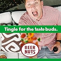 Vista 5 de BEER NUTS Bar Mix w/Wasabi - Pretzels, Cheese Stix, Sesame Stix, Insane Grain & Wasabi Peas - Tarro resellable de 12 onzas (paquete de 2)