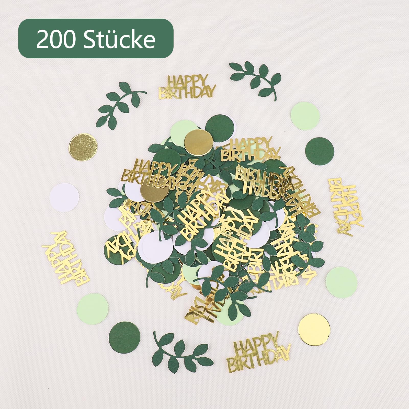 GoldRock Confetti 40th Birthday Decoration, 1000 Pieces 40th