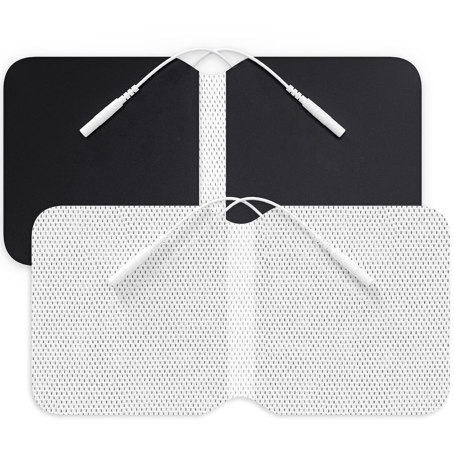 AUVON TENS Unit Replacement Pads, 4" x 8" Large Butterfly Shaped