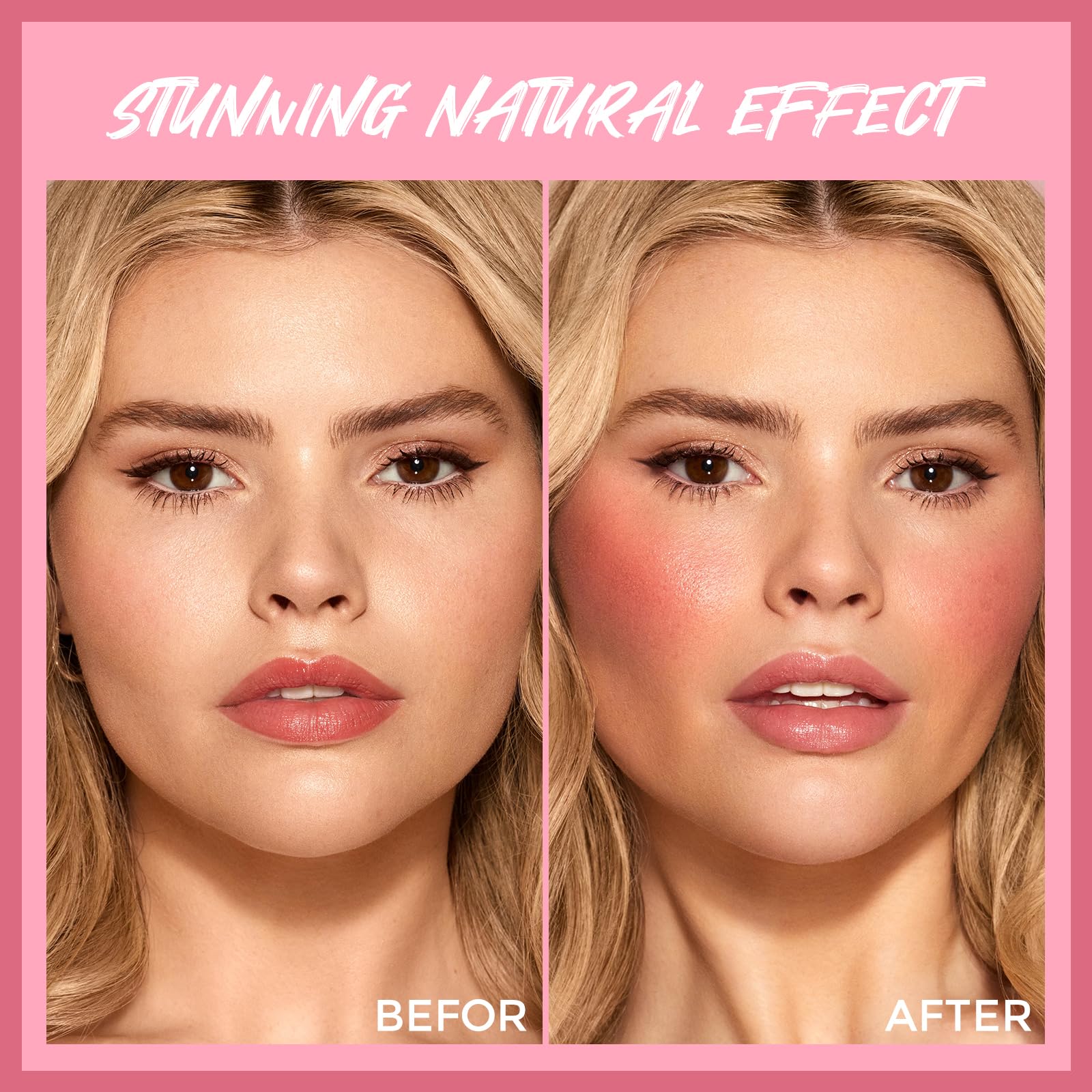 Maquillaje líquido rubor, un acabado fresco y saludable, rubor facial impermeable de larga duración para mejillas, fácil de crear un maquillaje natural de niebla de terciopelo, jerez B02 5
