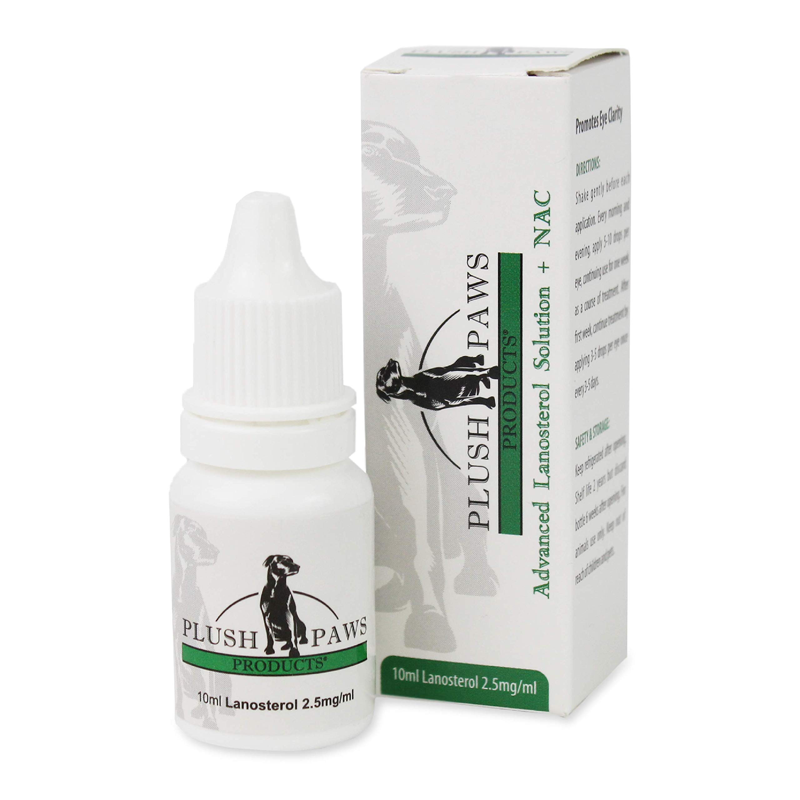Buy Plush Paws Products Advanced Lanosterol Solution + NAC Dog Eye
