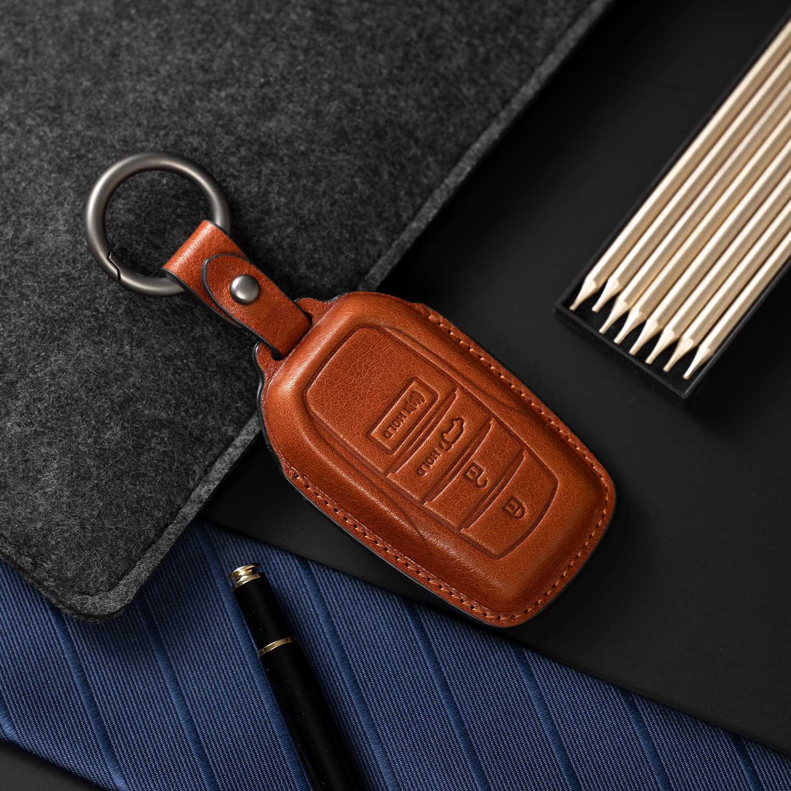 Amazon | Smyfob トヨタ キーフォブカバー レザー 専用 トヨタ 