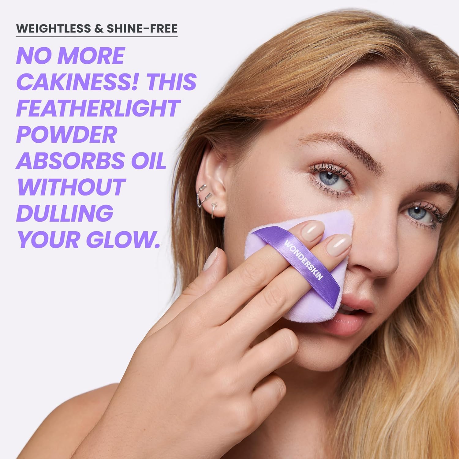 Wonderskin FYP Filter Powder - Translucent Powder Setting Makeup For Blurring, Mattifying and Poreless Finish - Image 4