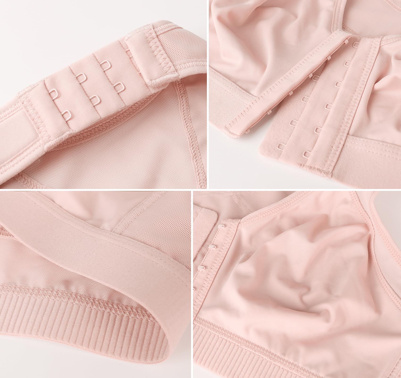 DotVol Donna Reggiseno con Chiusura Anteriore Reggiseno di Sostegno Posteriore per la correzione della Postura Reggiseno a Coppa Intera Senza Ferretto