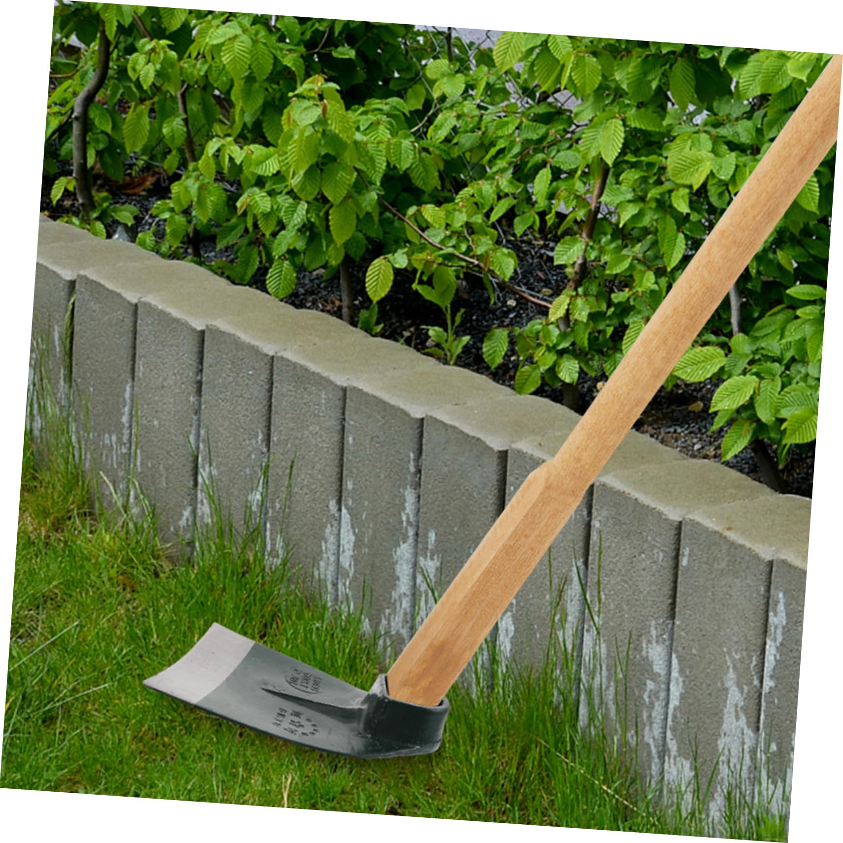 SOIMISS Robuster Gartenhacken Kopf aus Edelstahl Handliche Kleine Hacke für Gartenarbeit Bodenbearbeitung Unkrautentfernung und Pflanzvorbereitung ohne Stiel