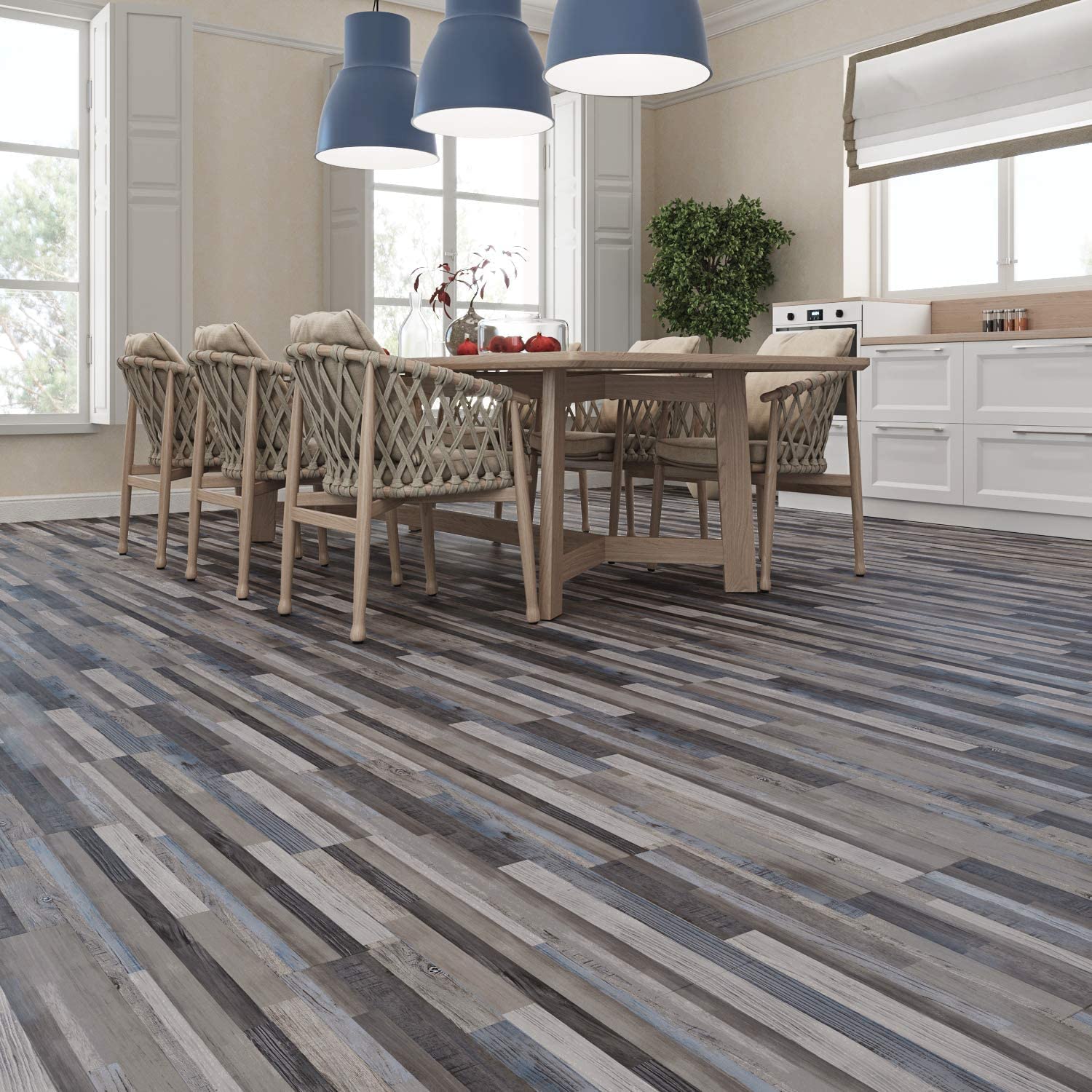LUCiDA SURFACES Luxury Vinyl Flooring TilesPeel and Stick Floor Tile