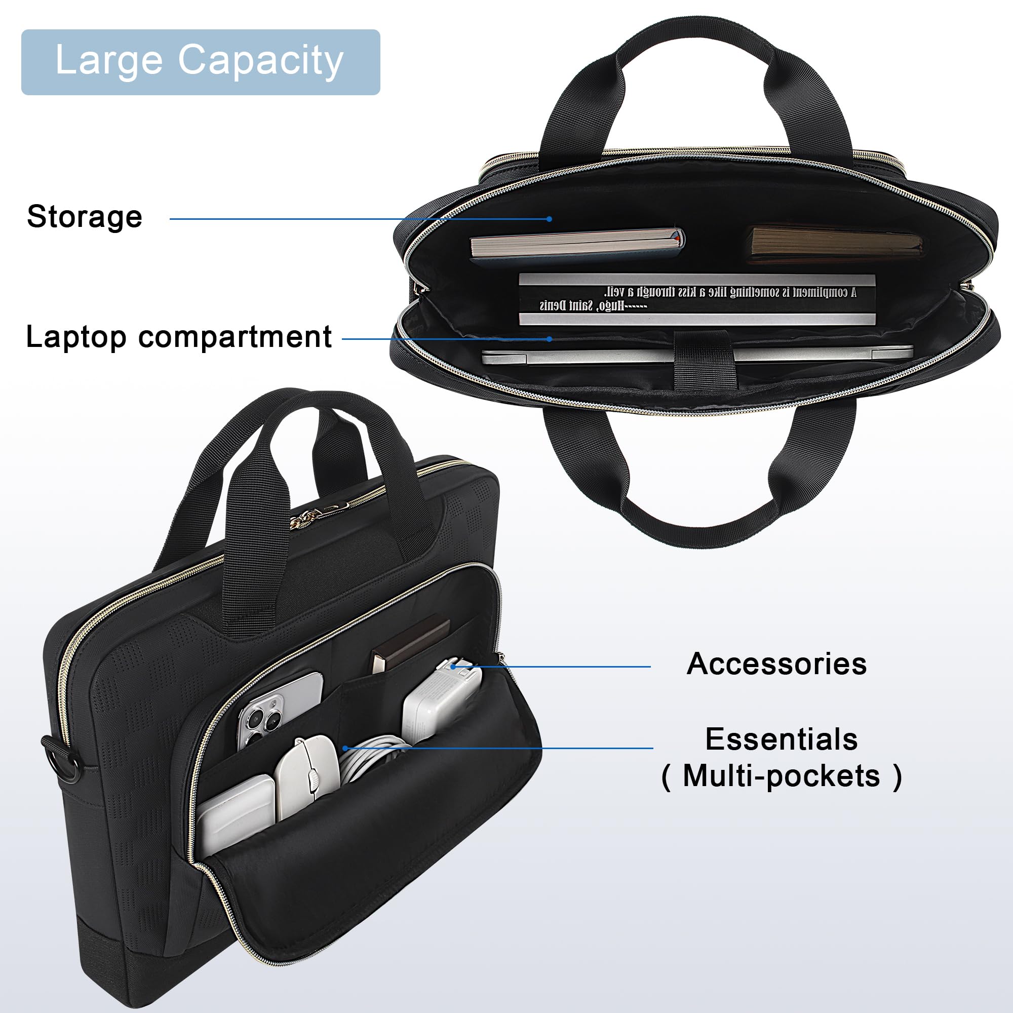 DOMISO Sacoche pour ordinateur portable