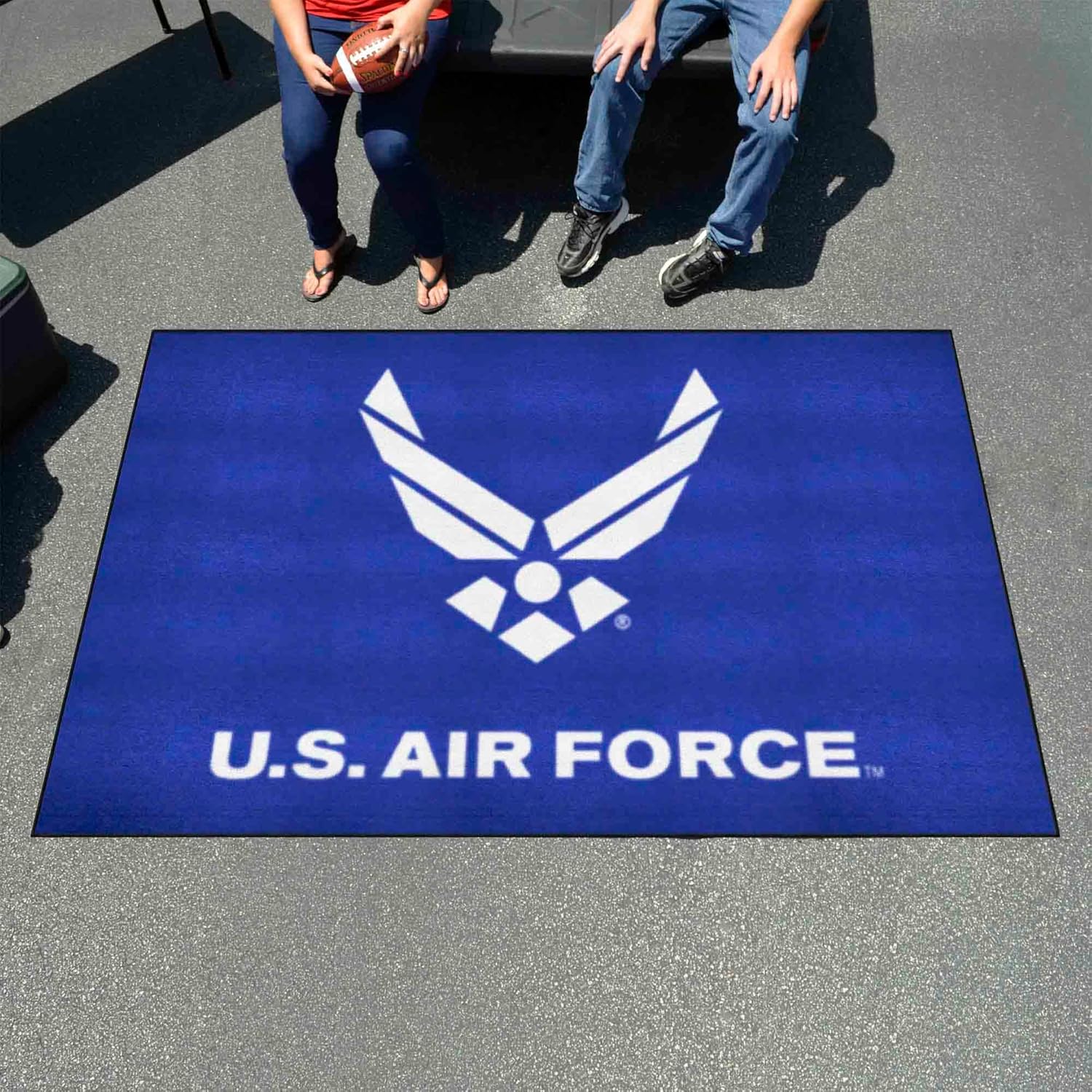 FANMATS 6979 U.S. Air Force Ulti-Mat Rug - 5ft. x 8ft. | Sports Fan Area Rug, Home Decor Rug and Tailgating Mat