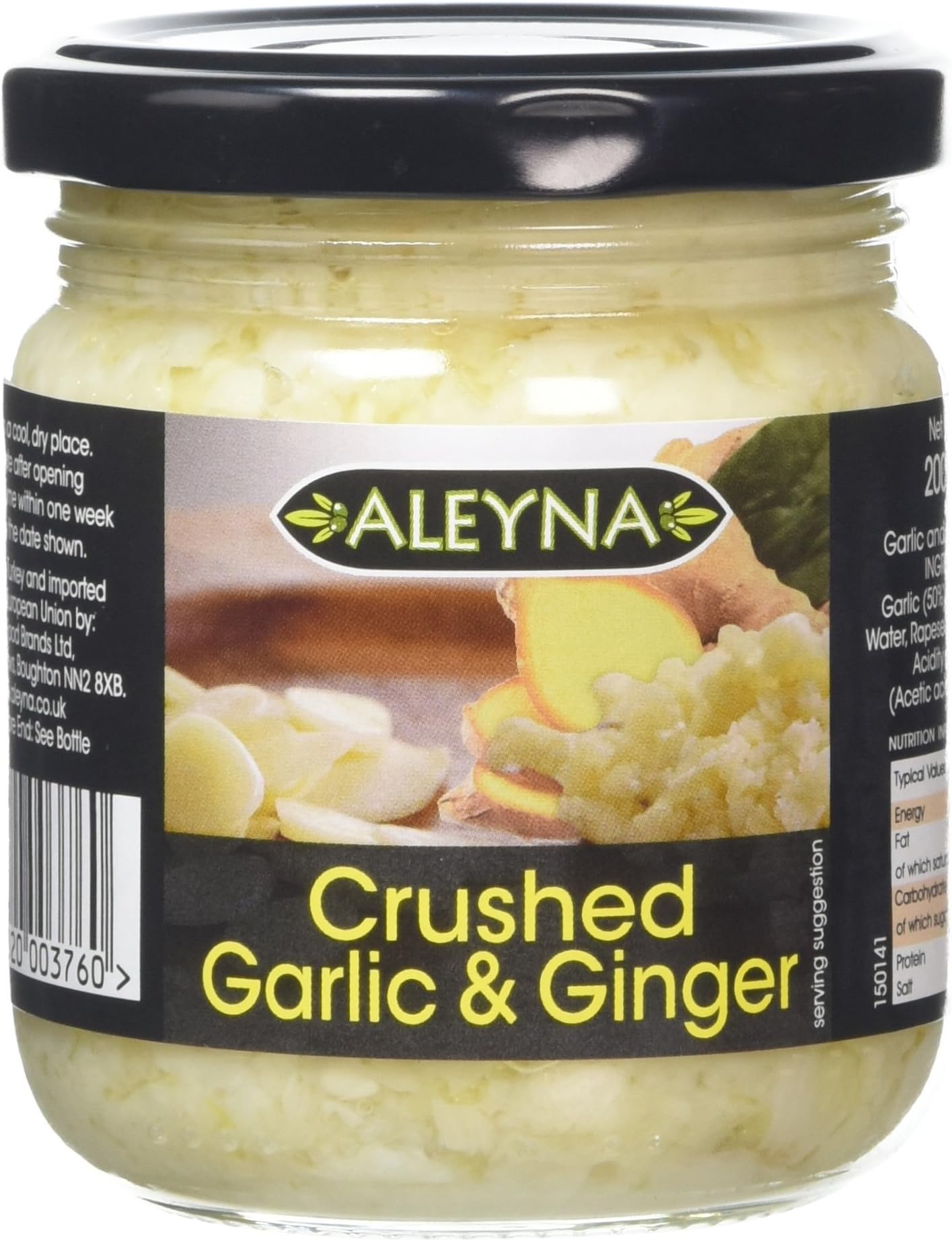 Aleyna Crushed Garlic and Ginger 200 g (Pack of 6 )
